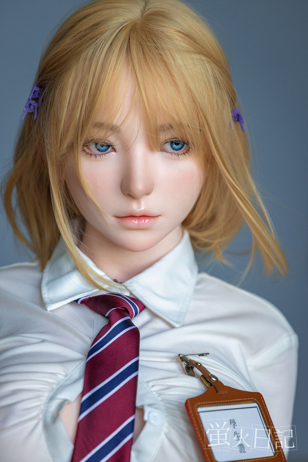 XiFeng - Pretty 65G Full Silicone doll head Firefly Dairy Doll image8