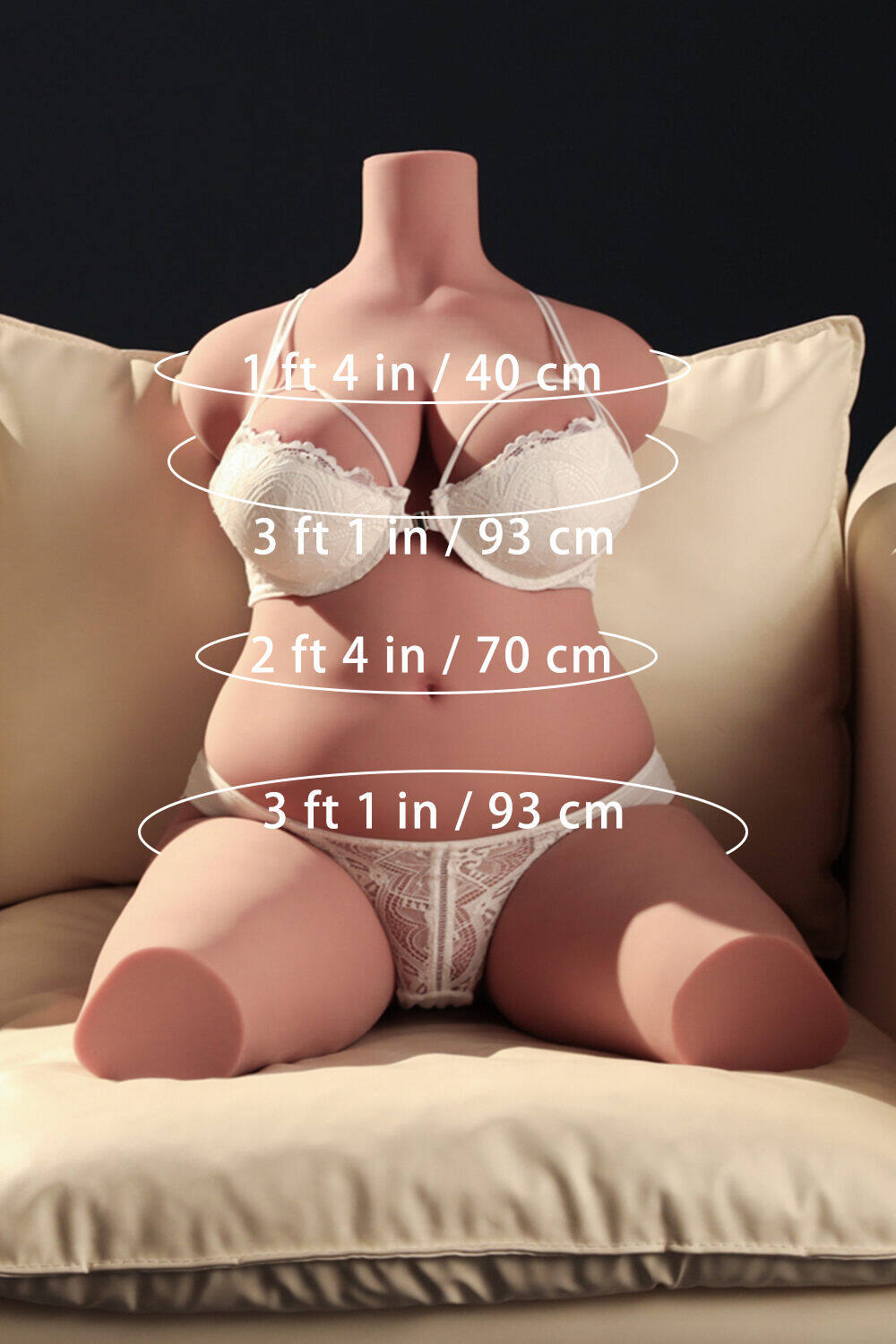 Bentleigh 90cm(2ft11) G-Cup Climax Head Beautiful Large Breast Sex Doll (US In Stock) image2