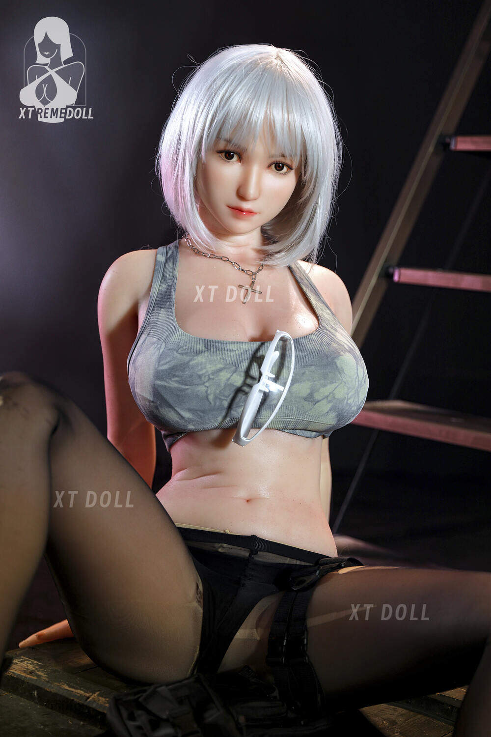 Ashten - 160cm(5ft3) Large Breast Full Silicone Head XT Doll image1