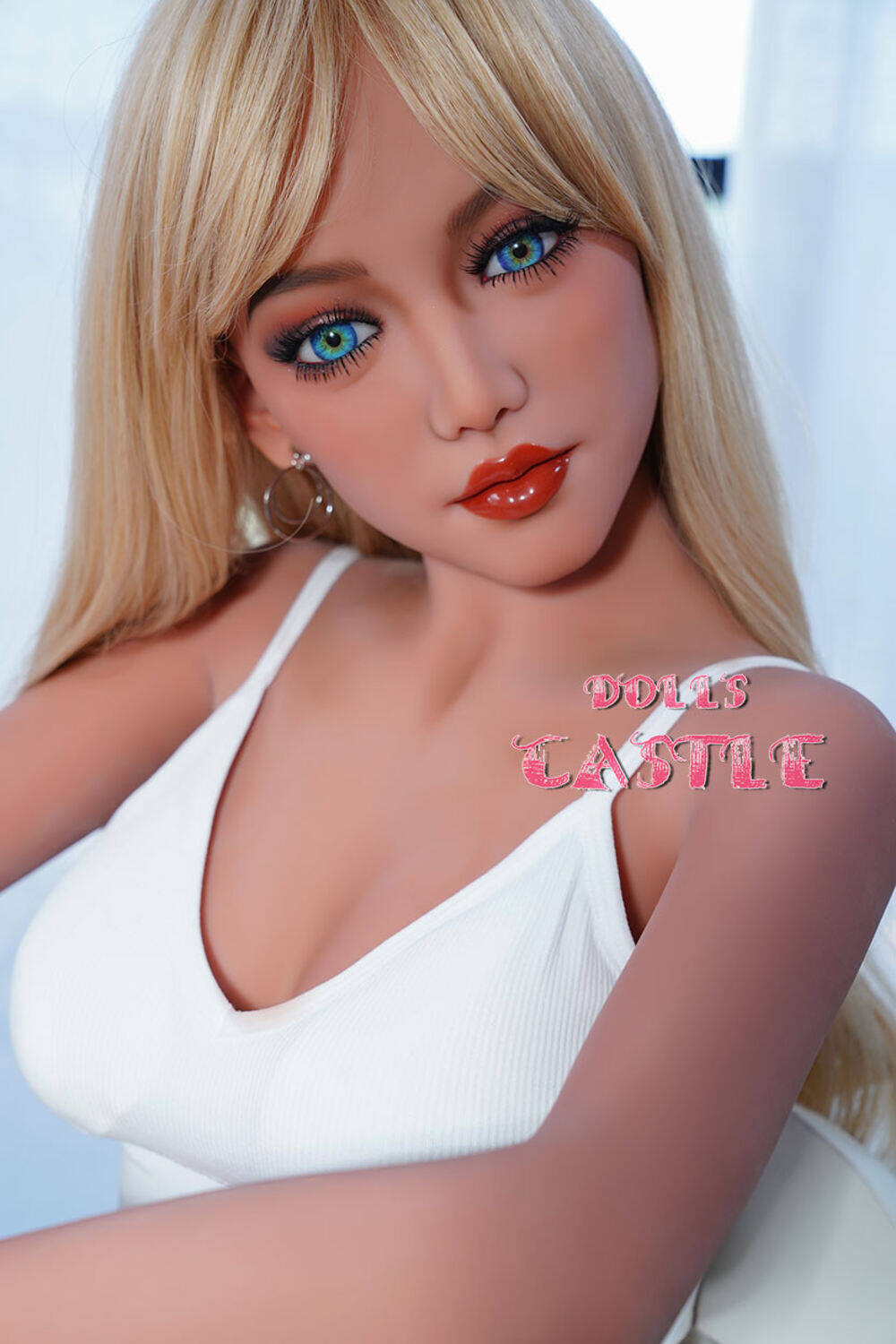 Emmylou 156cm(5ft1) B-Cup Dolls Castle Head Beautiful Large Breast TPE Sex Doll (US In Stock) image13