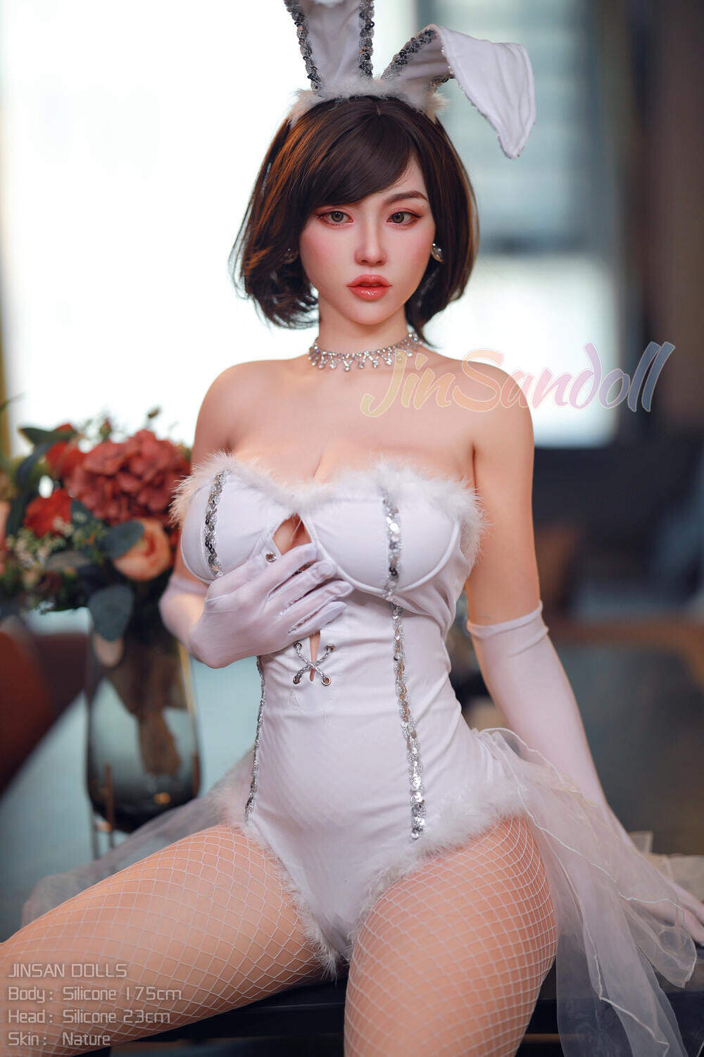 Kitty - 175cm(5ft9) WM Doll F-Cup White Skin For Silicone Sex Dolls image11