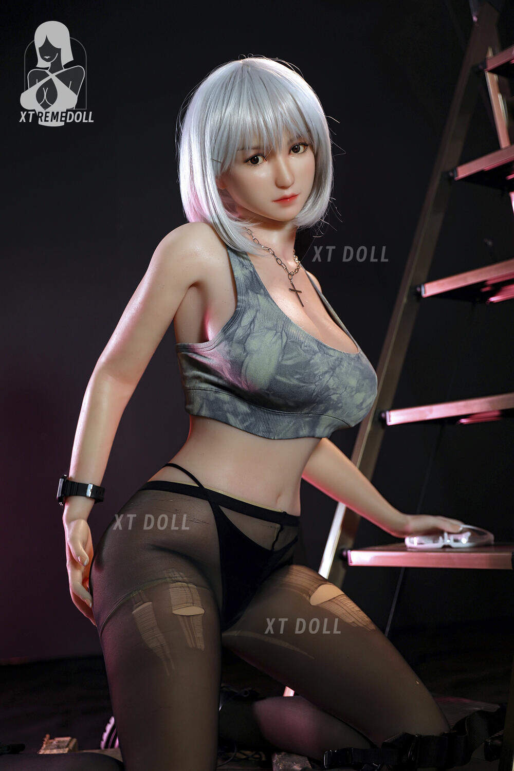 Ashten - 160cm(5ft3) Large Breast Full Silicone Head XT Doll image9