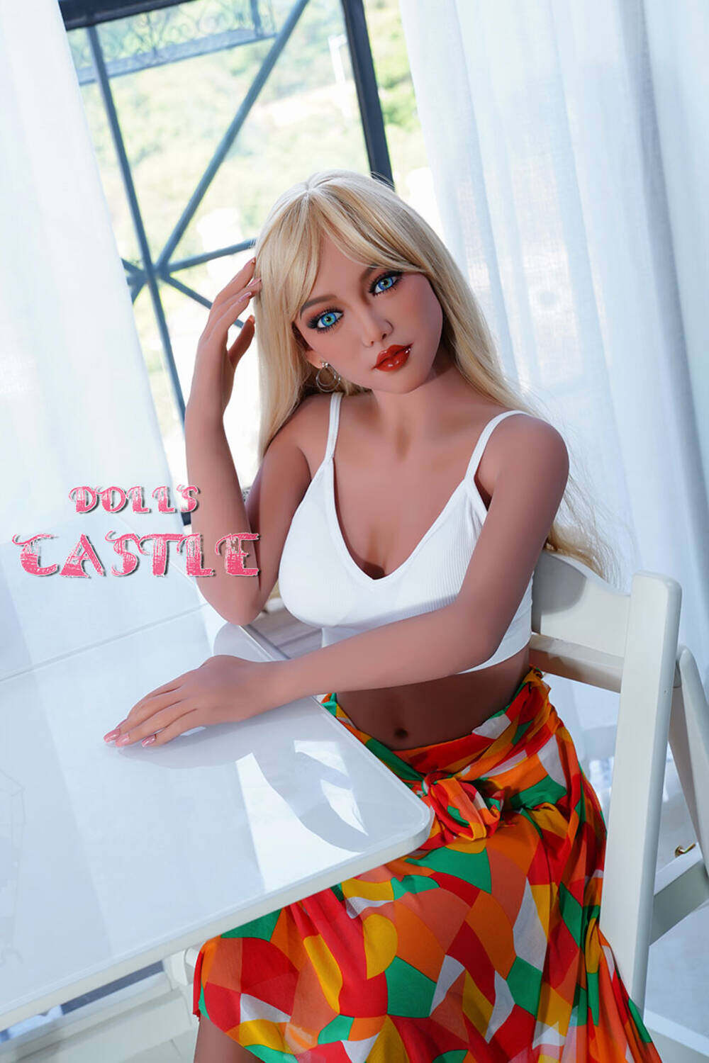 Emmylou 156cm(5ft1) B-Cup Dolls Castle Head Beautiful Large Breast TPE Sex Doll (US In Stock) image4