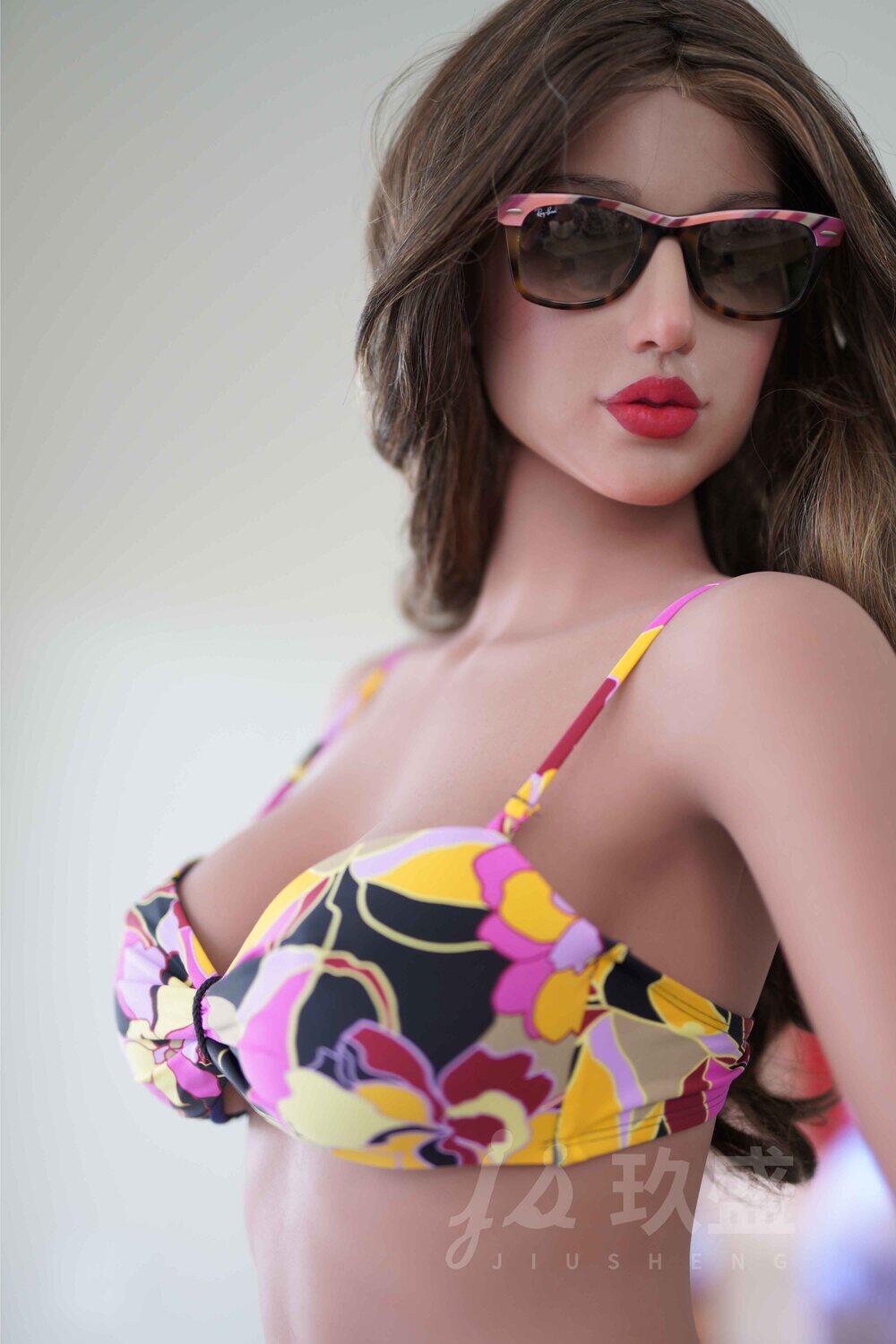 Dayna - 162cm(5ft4) Medium Breast Full Silicone Head & TPE Body Head Jiusheng Doll image4