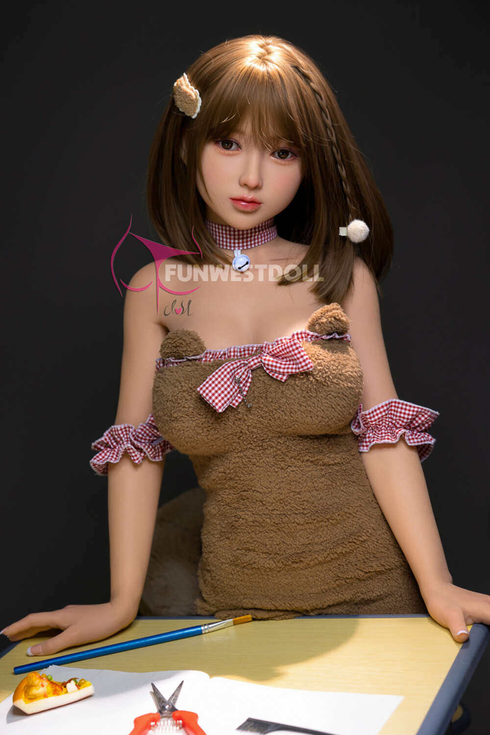 Queeny 152cm(4ft12) D-Cup FunWest Stockings TPE Sex Doll image1