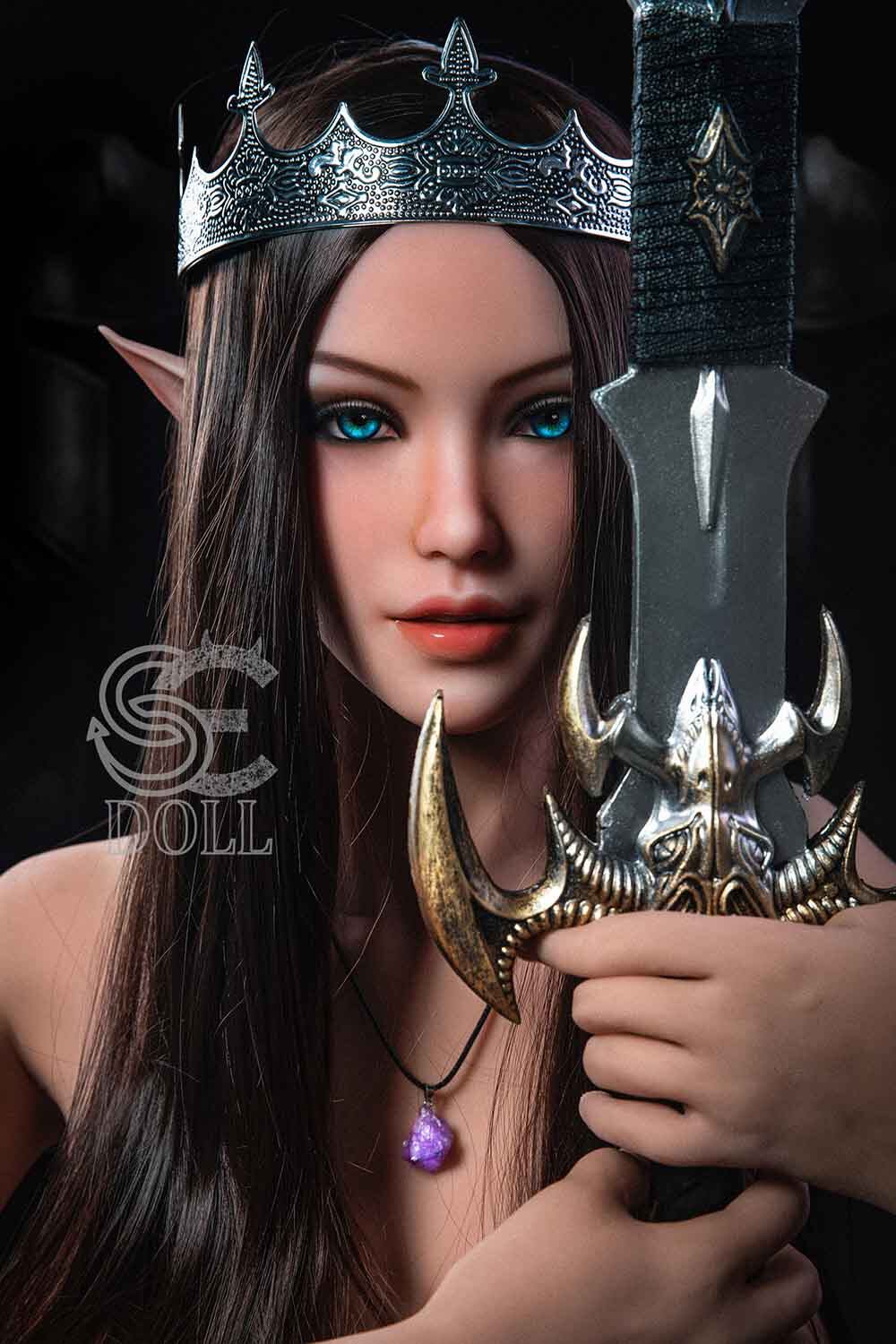 Beorhthilde - 168cm(5ft6) H-Cup TPE Head Jelly Bust Makeup SE Doll image1