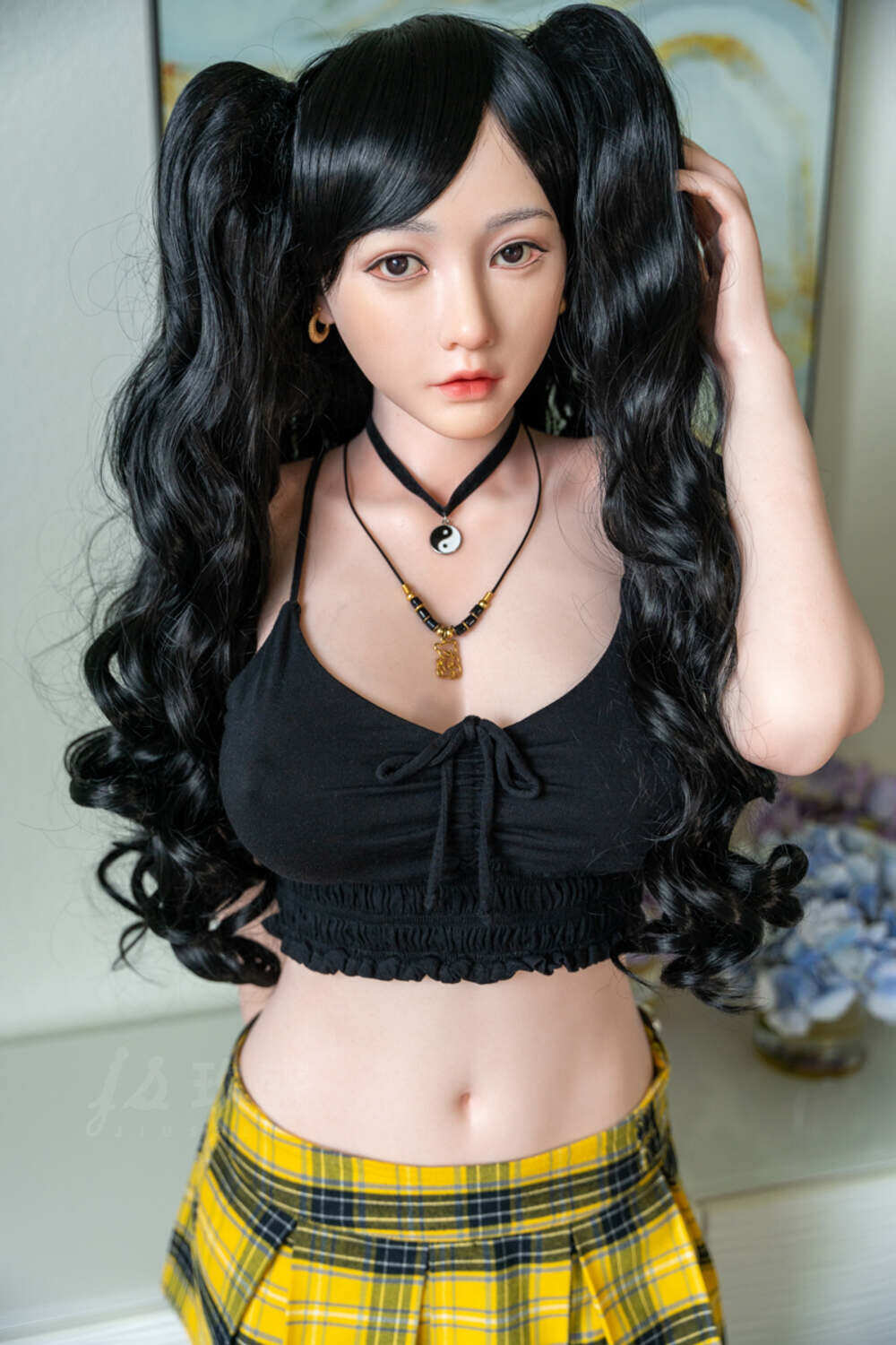 Ali - 158cm(5ft2) Medium Breast Full Silicone Head Jiusheng Doll image10