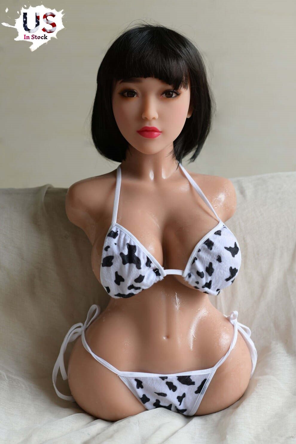 April 66cm(2ft2) G-Cup 6YE Premium Nice Buttocks TPE Sex Doll (US In Stock) image1